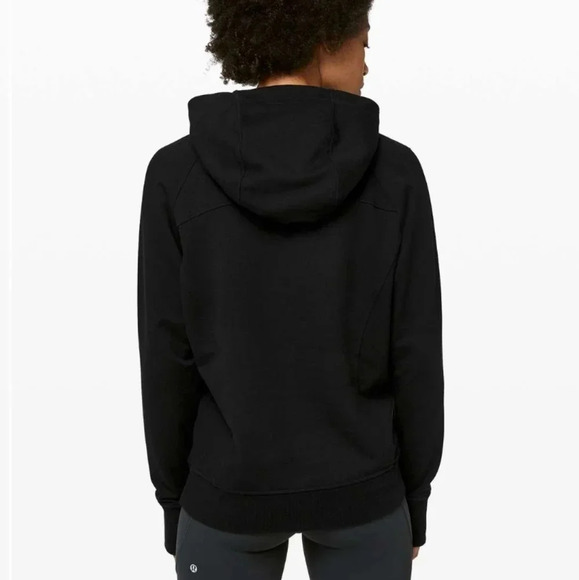 Lululemon Scuba Pullover Hoodie in Black Kangaroo Pocket 6 - Picture 2 of 16